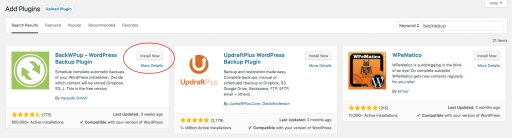 download WordPress Dropbox backup free