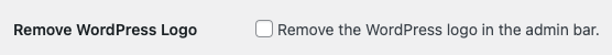 Screenshot of White Label Remove WordPress Logo