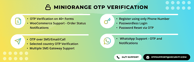 miniOrange OTP Verification