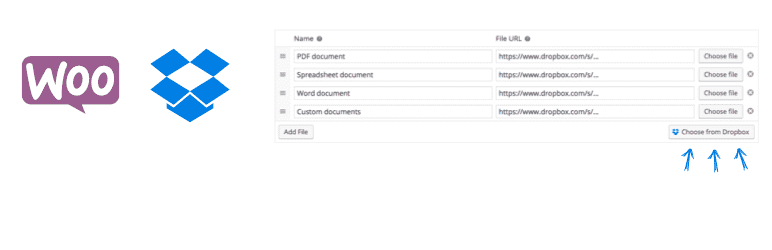 Dropbox for WooCommerce