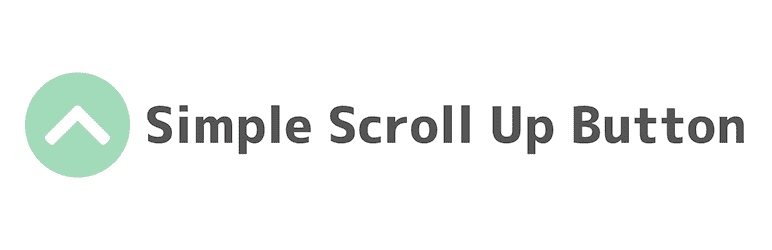 Simple Scroll Up Button