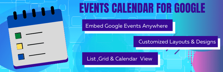 Events Calendar for Google