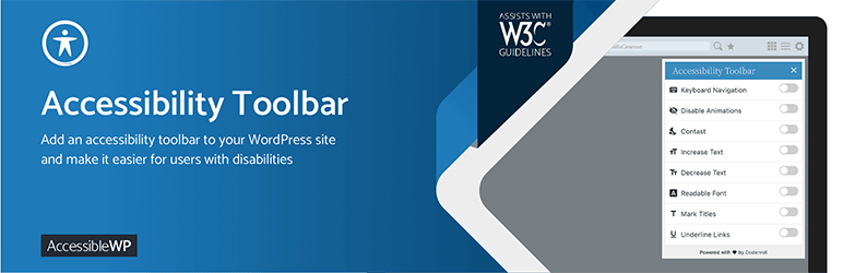 AccessibleWP Toolbar