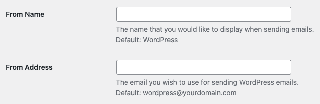 Screenshot of White Label's Default Email Address Feature