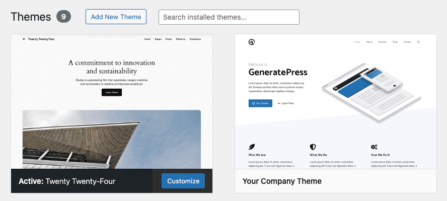 How to Rename a WordPress Theme After Screenshot