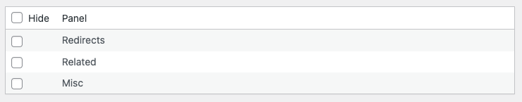 Screenshot of White Label's Hide SearchWP Settings Menu Feature